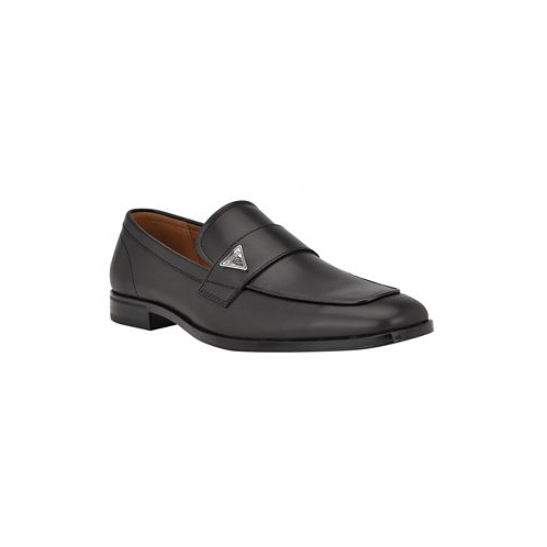 GUESS Mens Holt Slip On Ornamented Dress Loafers