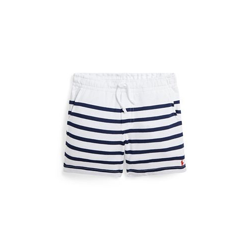 Polo Ralph Lauren Toddler and Little Boys Striped Spa Terry Drawstring Shorts