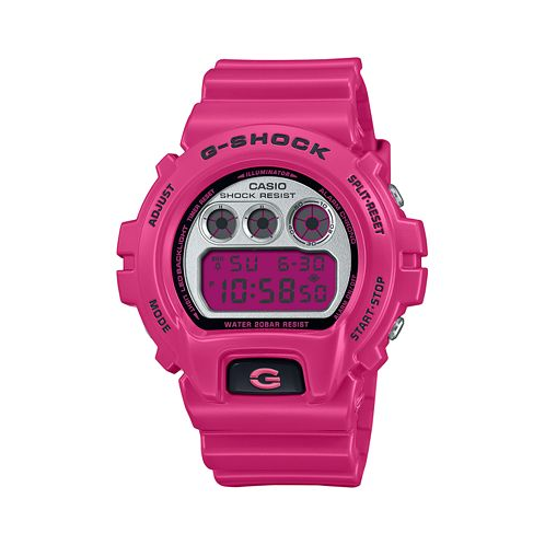 G-Shock Mens Digital Pink Resin Strap Watch 50mm DW6900RCS-4