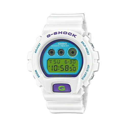 G-Shock Mens Digital White Resin Strap Watch 50mm DW6900RCS-7