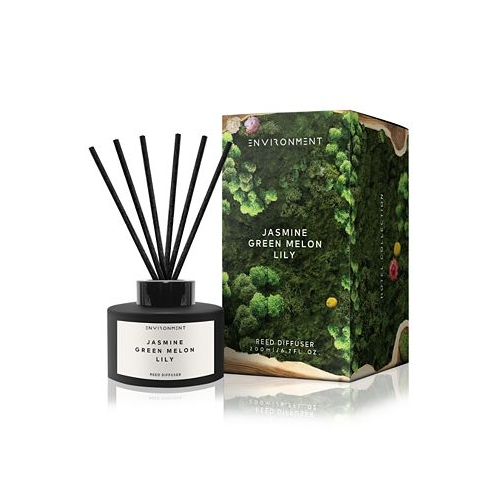 ENVIRONMENT Jasmine Green Melon & Lily Diffuser (Inspired by 5-Star Luxury Hotels) 6.7 oz.