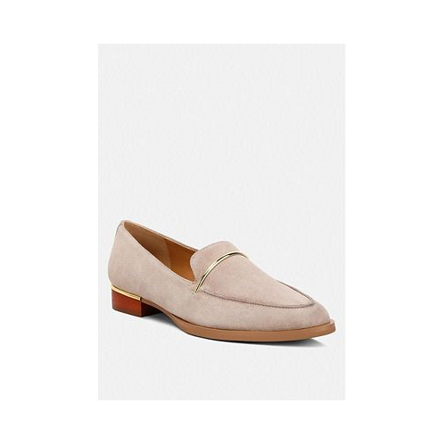 Rag & Co PAULINA Womens Suede Leather Loafers