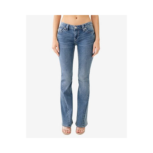 True Religion Womens Big T Wing HS Flare Jean