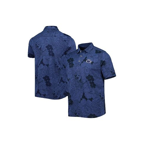 Tommy Bahama Mens Navy Penn State Nittany Lions Miramar Blooms Polo