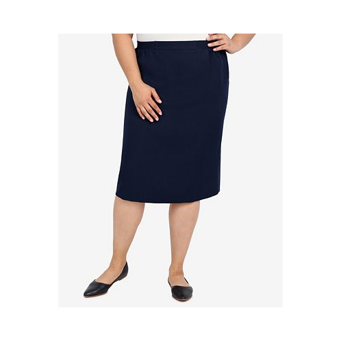 Alfred Dunner Plus Size Classics Classic Fit Skirt