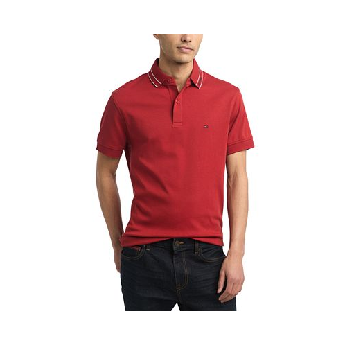 Tommy Hilfiger Mens Monotype Interlock Cotton Short Sleeve Polo Shirt
