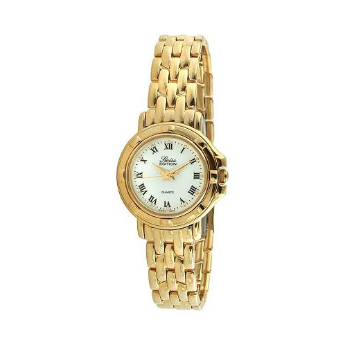 Swiss Edition Womens Watch with 23K Gold Plated Dress Bracelet