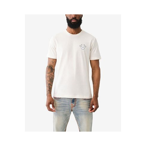 True Religion Mens Short Sleeve Vintage Flock T-shirts