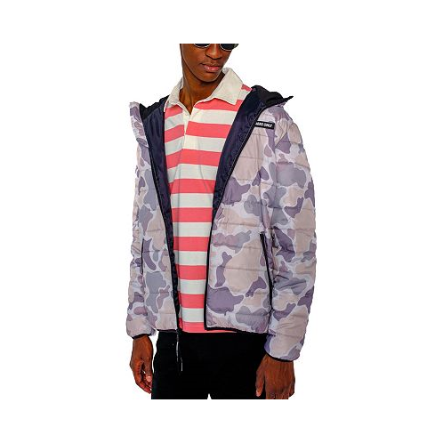 Members Only Mens Solid Packable Jacket