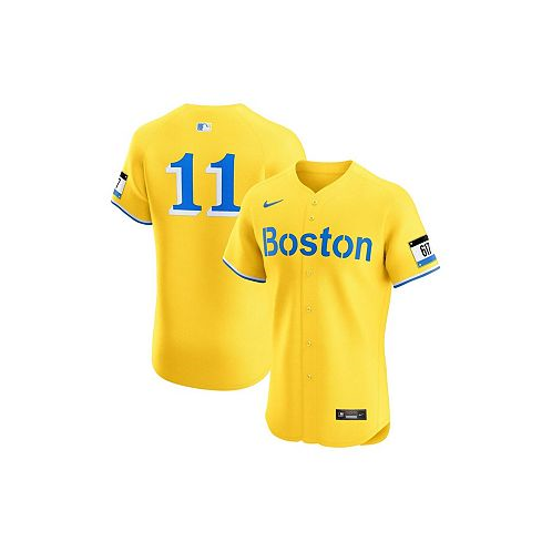 Nike Mens Rafael Devers Gold Boston Red Sox City Connect Elite Jersey