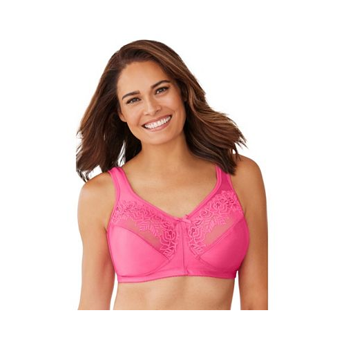 Comfort Choice Plus Size Lace Minimizer Bra