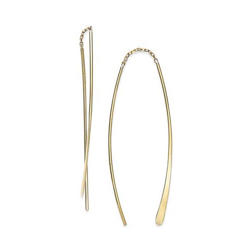 Macys Double Threader Earrings in 14k Gold