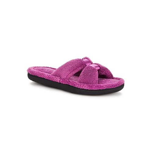 Isotoner Signature Womens Micro Terry X-Slide Slippers