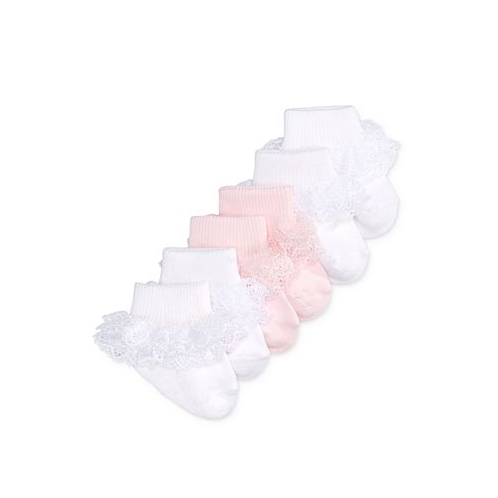First Impressions Baby Girls Lace Socks Pack of 3