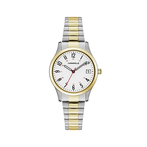 Caravelle Womens Two-Tone Stainless Steel Bracelet Watch 30mm