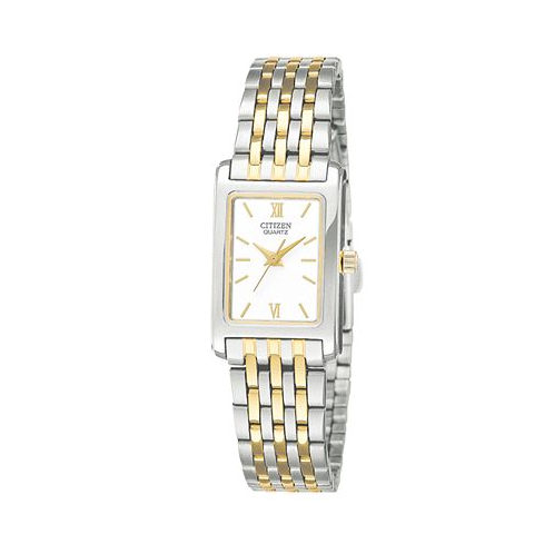 Citizen Womens Two Tone Stainless Steel Bracelet Watch 18mm EJ5854-56A