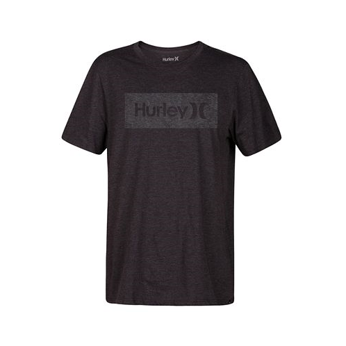 Hurley Mens One And Only Box Logo T-Shirt