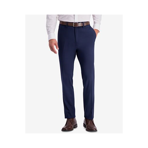 Kenneth Cole Reaction Mens Slim-Fit Shadow Check Dress Pants