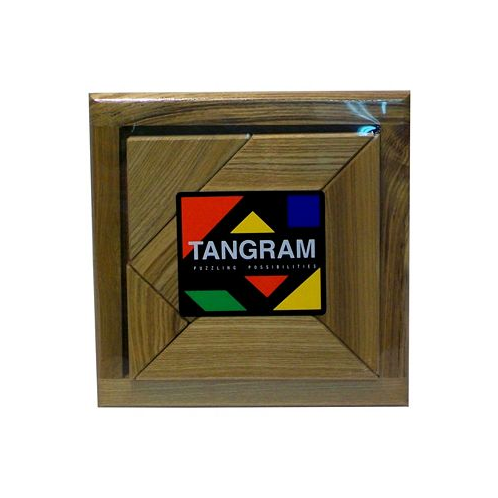 Square Root Tangram Brain Teaser Puzzle