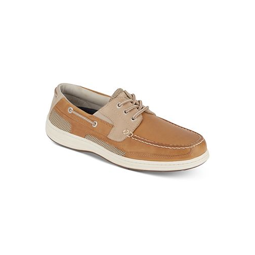 Dockers Mens Beacon Leather Casual Boat Shoe with NeverWet