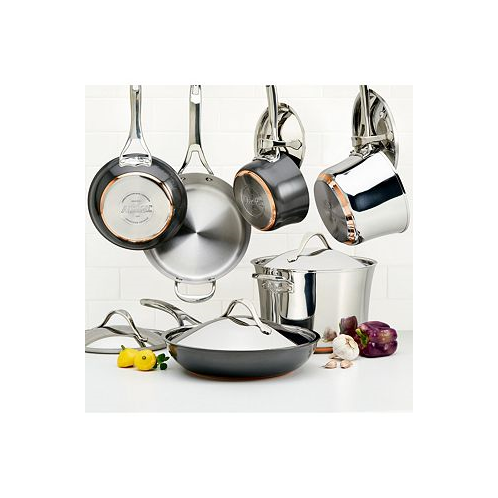 Anolon Nouvelle Copper Mixed Metals Cookware Set 11 Piece