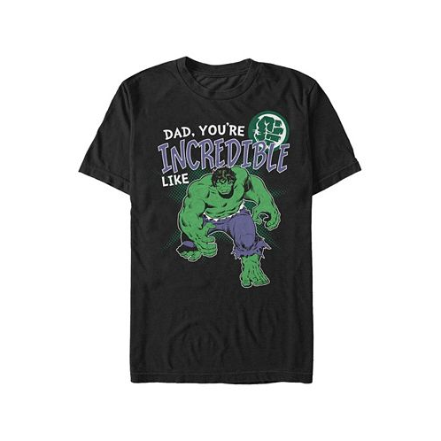 Fifth Sun Marvel Mens Comic Collections Incredible Like The Hulk Short Sleeve T-Shirt