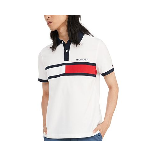 Tommy Hilfiger Mens Custom Fit Holly Polo Shirt
