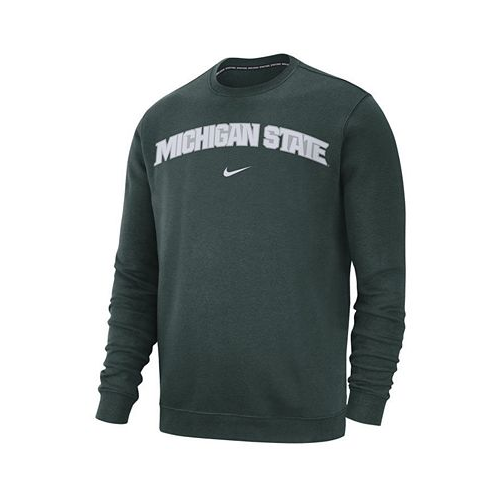 Nike Mens Michigan State Spartans Club Fleece Crewneck Sweatshirt