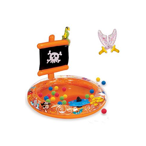 Redbox Banzai Pirate Sparkle Play Center Inflatable Ball Pit -Includes 20 Balls