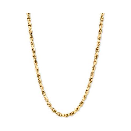 Giani Bernini Rope Link 24 Chain Necklace in 18k Gold-Plated Sterling Silver