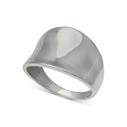 Giani Bernini Concave Sculptural Statement Ring in Sterling Silver