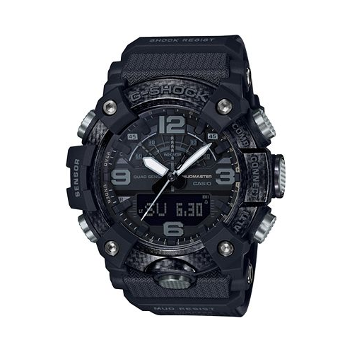 G-Shock Mens Analog-Digital Mudmaster Black Resin Strap Watch 53mm