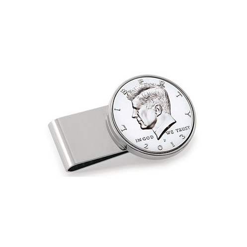 American Coin Treasures Mens Proof JFK Half Dollar Stainless Steel Coin Money Clip