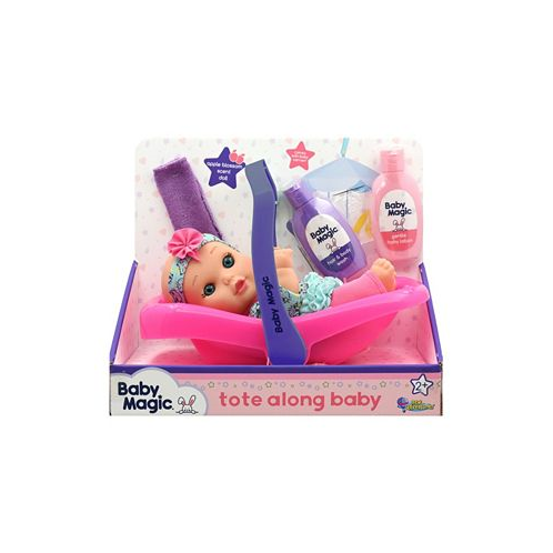 Redbox Baby Magic Tote Along Baby Bath Set with Toy Baby Doll Scented