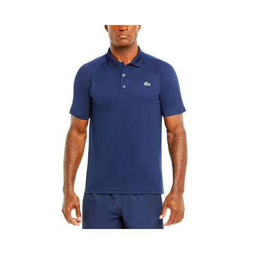 Lacoste Mens SPORT Breathable Run-Resistant Interlock Polo Shirt