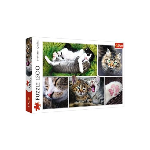 Trefl Jigsaw Puzzle Just Cat Things Collage 1500 Piece