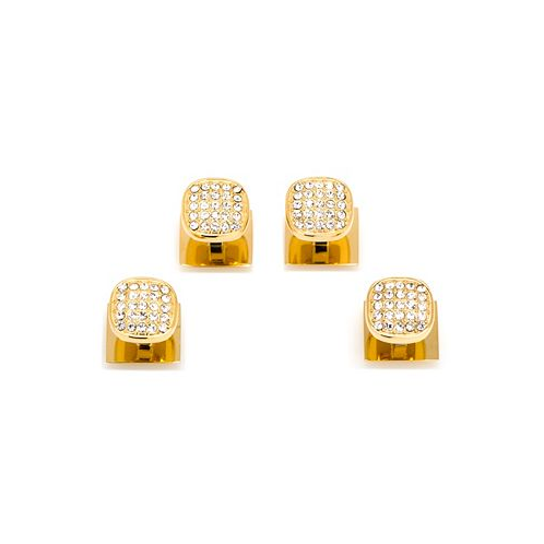 Ox & Bull Trading Co. Mens Pave 4 Piece Stud Set