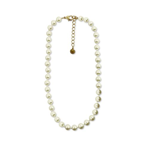 Charter Club Gold-Tone Imitation Pearl Collar Necklace