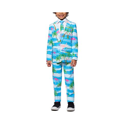 OppoSuits Toddler and Little Boys 3-Piece Flaminguy Suit Set