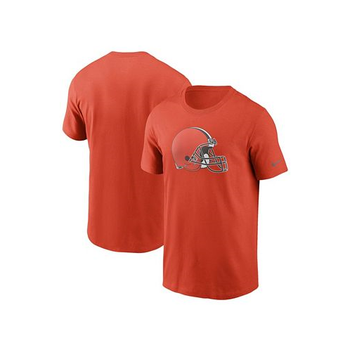 Nike Mens Orange Cleveland Browns Primary Logo T-shirt