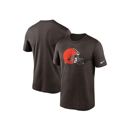 Nike Mens Big and Tall Brown Cleveland Browns Logo Essential Legend Performance T-Shirt