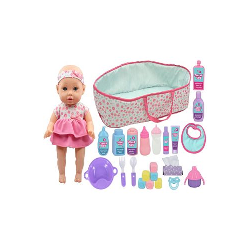 CUDDLE KIDS Baby Doll Carry Play Set 27 Pieces