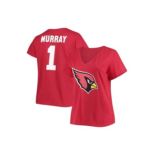 Fanatics Womens Plus Size Kyler Murray Cardinal Arizona Cardinals Name Number V-Neck T-shirt