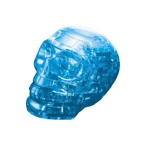 BePuzzled 3D Crystal Puzzle - Skull Blue - 48 Piece