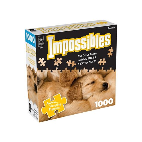 BePuzzled Impossible Puzzle - Aww Sleeping Puppies - 1000 Piece