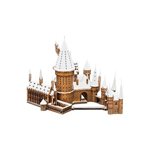 Fascinations Metal Earth Premium Series Iconx 3D Metal Model Kit - Harry Potter Hogwarts In Snow 4 Piece