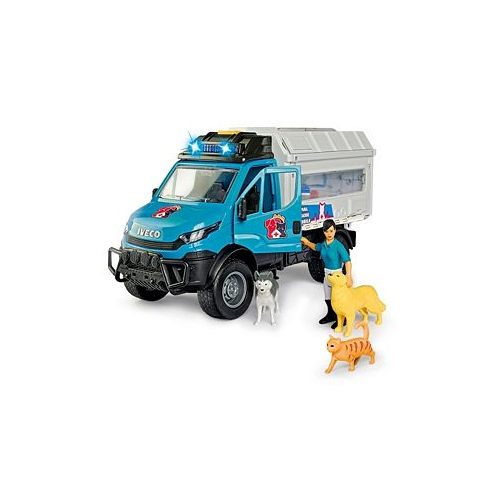 Dickie Toys HK Ltd - Light Sound Iveco Animal Rescue Playset