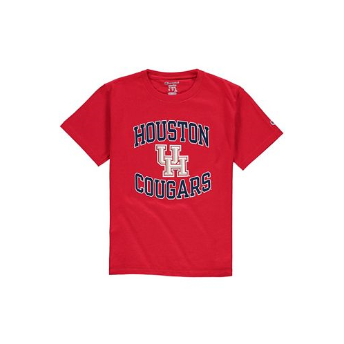 Champion Big Boys Red Houston Cougars Circling Team Jersey T-shirt