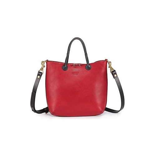 OLD TREND Womens Genuine Leather Outwest Mini Tote Bag