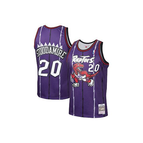 Mitchell & Ness Mens Damon Stoudamire Purple Toronto Raptors 1995-96 Hardwood Classics Swingman Player Jersey